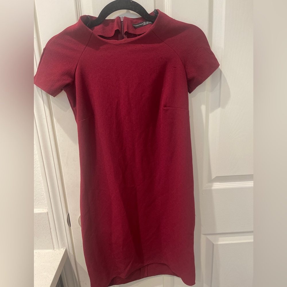 Atmosphere Shift Burgundy Dress XXS